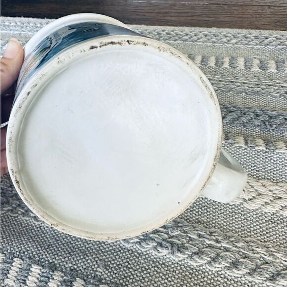 Vintage Y2K cottagecore oversized bumble bee ladybug floral coffee mug planter - Picture 8 of 8